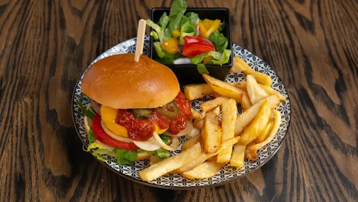 Spicy Mexican Burger - Mexican food at Sierra Paphos